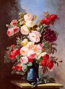 unknow artist Floral, beautiful classical still life of flowers.133 oil painting picture